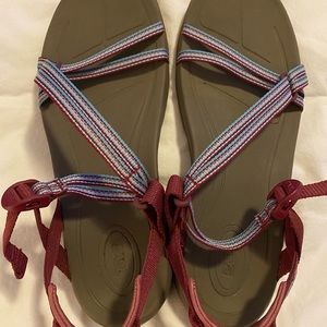Teva Sirra Blue & Burgundy Hiking Sandal
